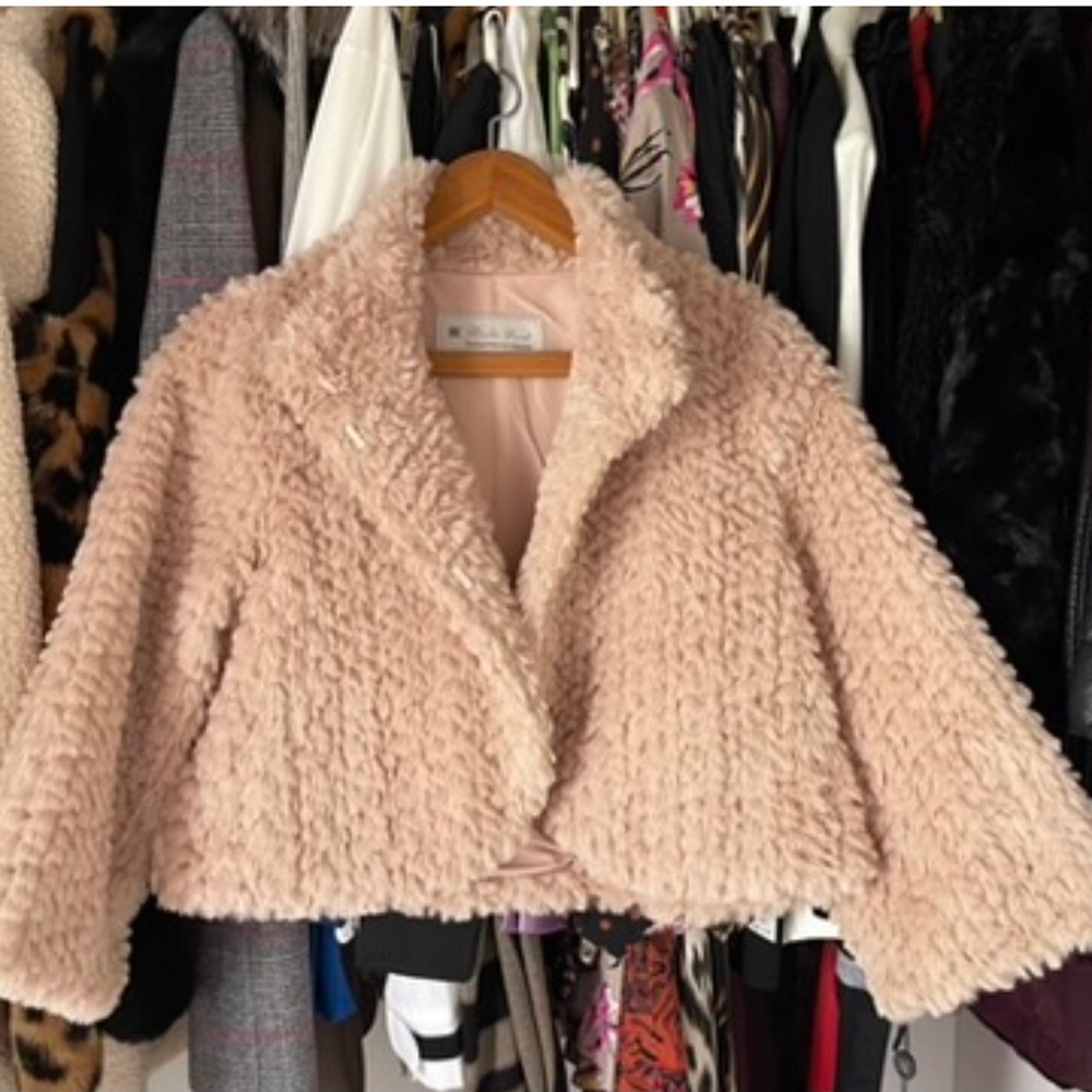 Chic Teddy Jacket in Soft Pink
